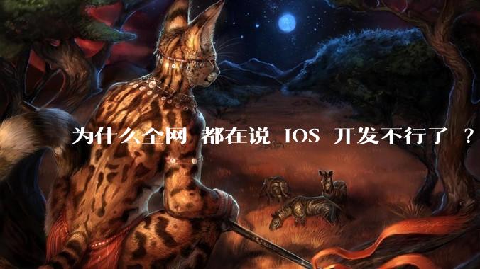 为什么全网 都在说 iOS 开发不行了 ？